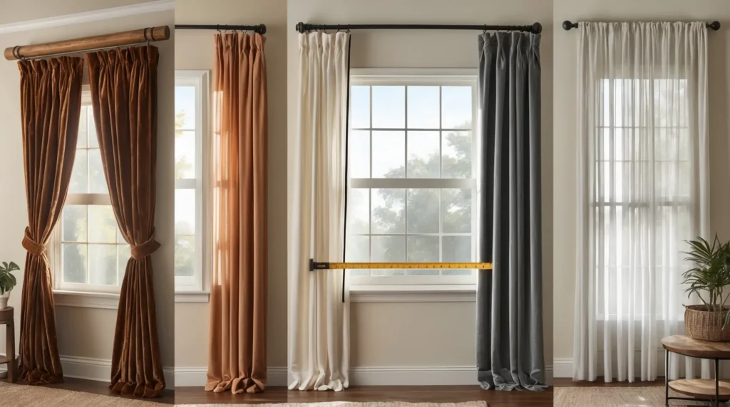 Choosing the Right Curtain Rod Diameter, Length, and Material