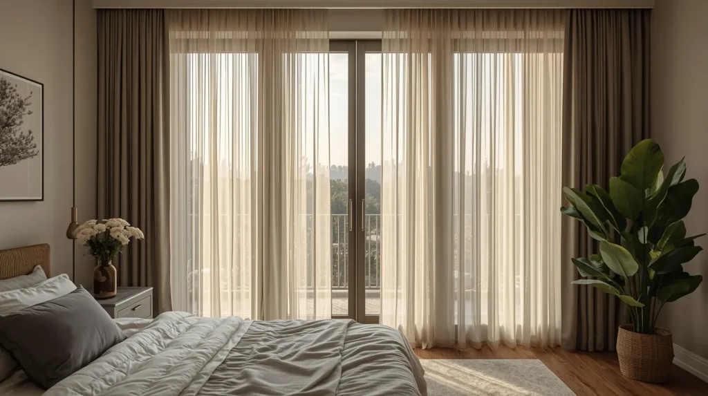 Sheer Curtains That Provide Privacy at Night